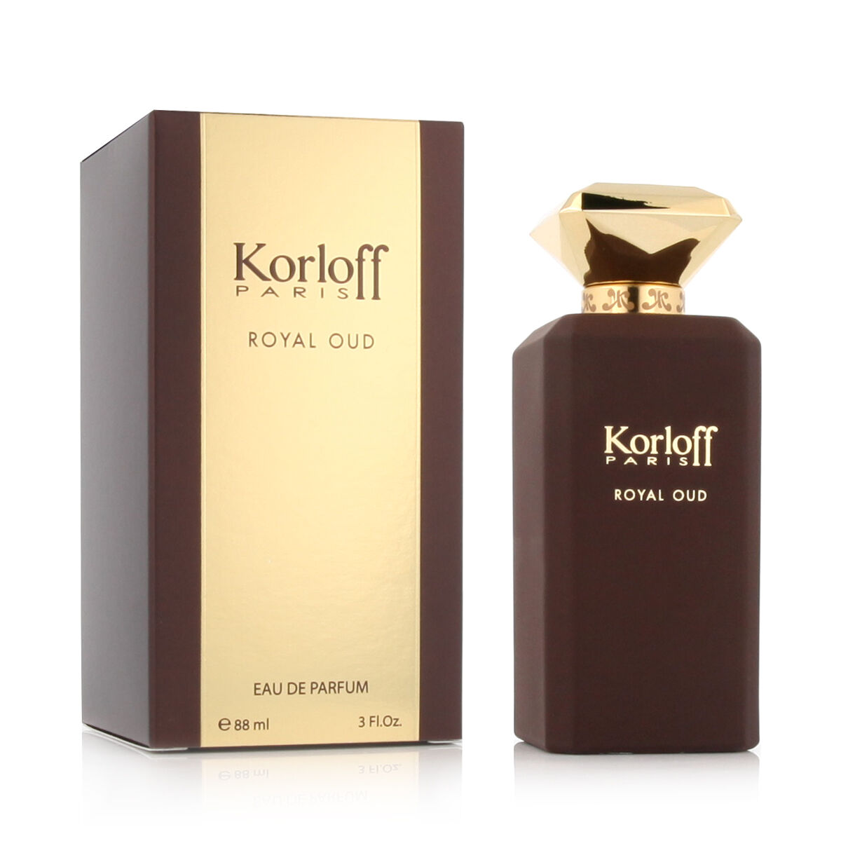 Osta tuote Miesten parfyymi Korloff EDP Royal Oud (88 ml) verkkokaupastamme Korhone: Parfyymit & Kosmetiikka 20% alennuksella koodilla VIIKONLOPPU
