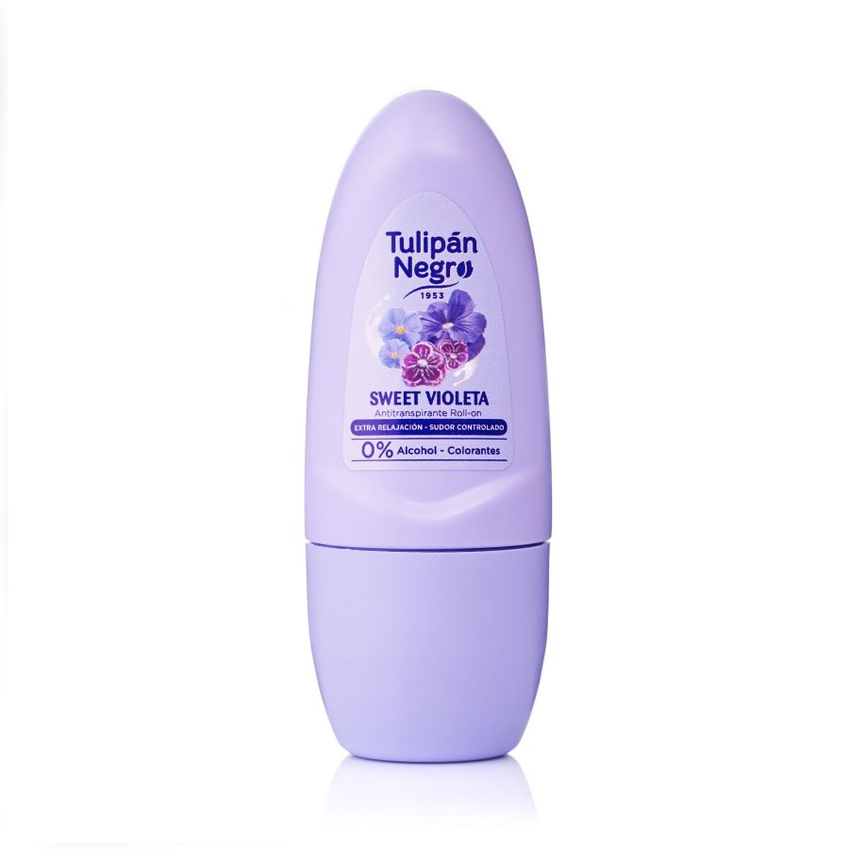 Osta tuote Roll-on-deodorantti Tulipán Negro Sweet Violeta 50 ml verkkokaupastamme Korhone: Parfyymit & Kosmetiikka 10% alennuksella koodilla KORHONE