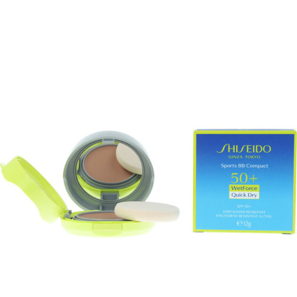 Osta tuote Kompaktipuuterit Shiseido Spf 50+ Very Dark verkkokaupastamme Korhone: Parfyymit & Kosmetiikka 10% alennuksella koodilla KORHONE