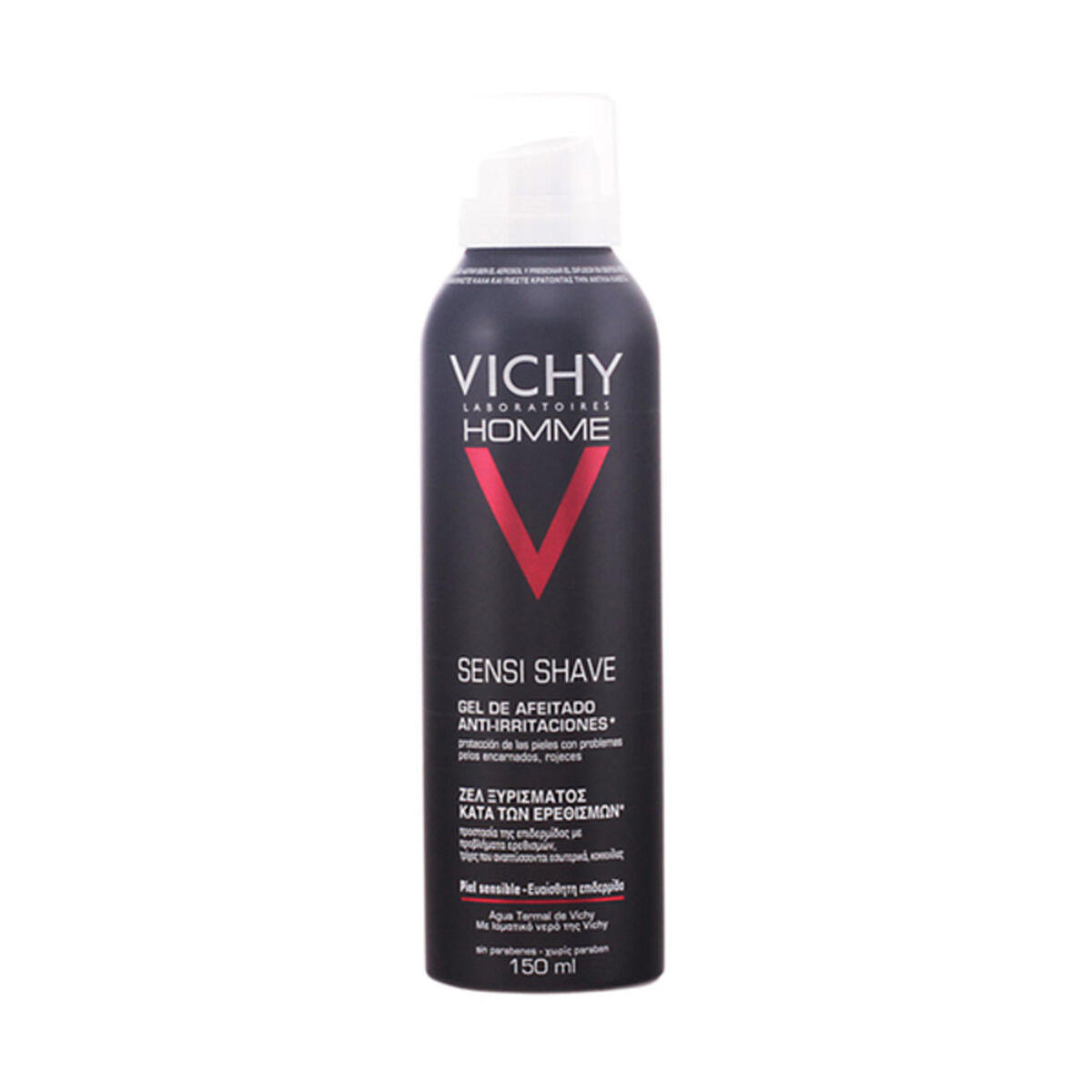 Osta tuote Parranajogeeli Vichy Sensi Shave 150 ml verkkokaupastamme Korhone: Parfyymit & Kosmetiikka 20% alennuksella koodilla VIIKONLOPPU