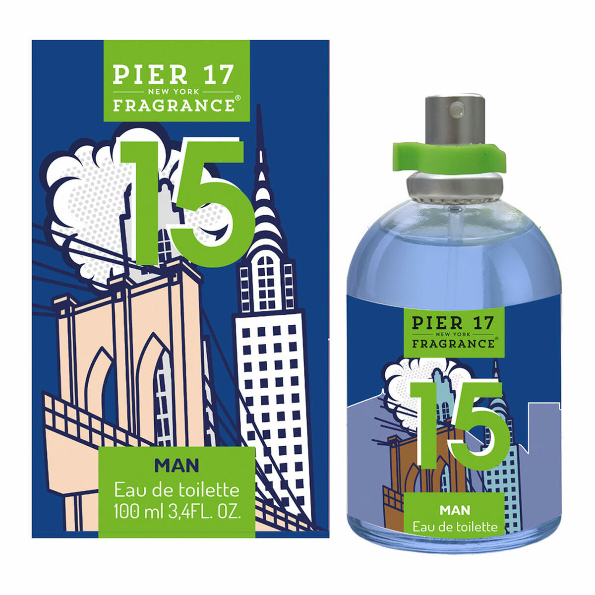 Osta tuote Miesten parfyymi Pier 17 New York EDT 100 ml 15 verkkokaupastamme Korhone: Parfyymit & Kosmetiikka 20% alennuksella koodilla VIIKONLOPPU