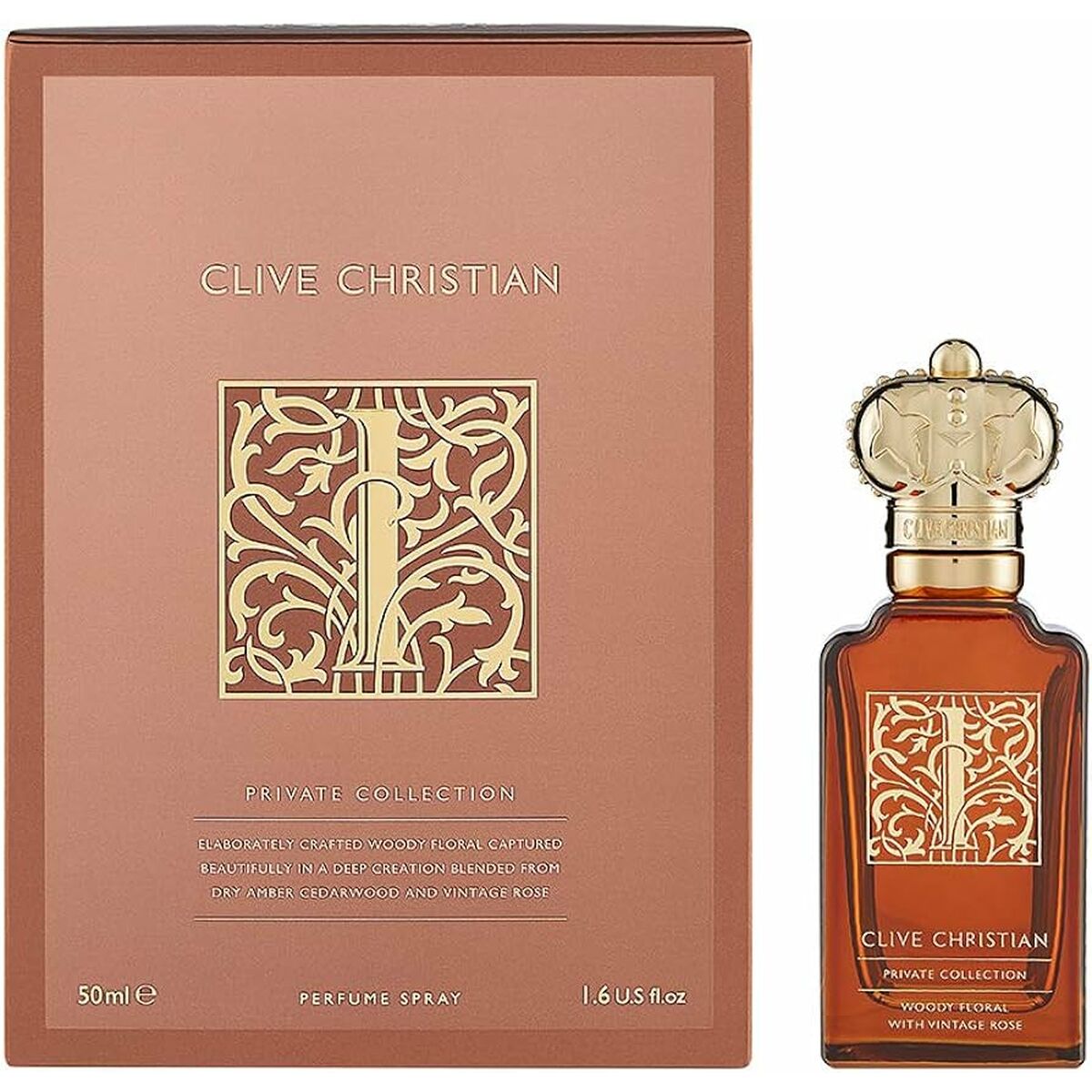 Osta tuote Naisten parfyymi Clive Christian Woody Floral With Vintage Rose 50 ml verkkokaupastamme Korhone: Parfyymit & Kosmetiikka 10% alennuksella koodilla KORHONE